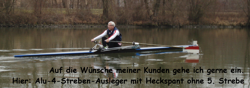 Alu-4-Strebenausleger mit Heckspant